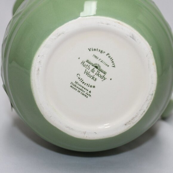 Rare Bath & Body Works Vintage Ceramic Pitcher Pottery Collection 1999 Edition - Picture 4 of 8